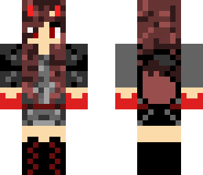 cute wolf or fox girl