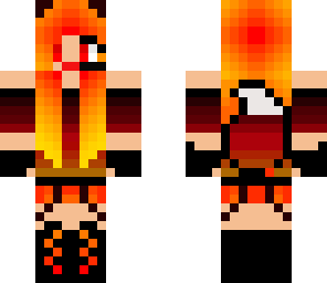 fire wolf girl