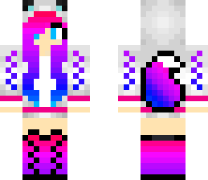 rainbow fox girl