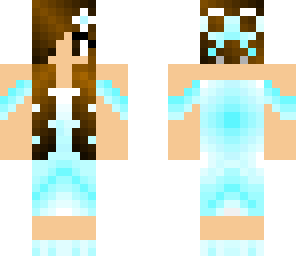 blue wedding dress