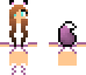 edited purple fox girl