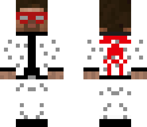 traje blanco con lentes minecraft
