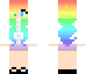 rainbow girl