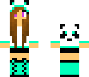 mint panda girl