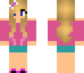 girl in purple