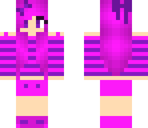 purple and pink girl