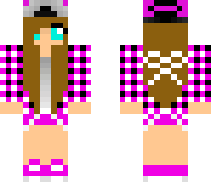 tomboy with pink  black and white
