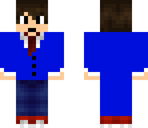 blue school boy