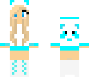 cute blue panda