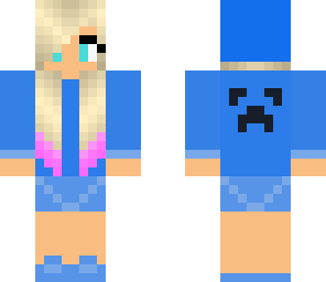 blue hoodie