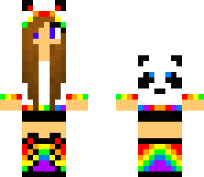 rainbow panda