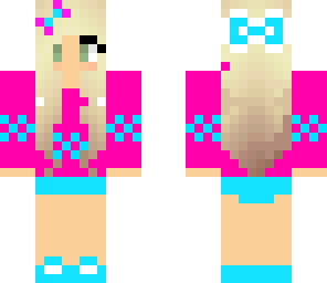 pink and blue cutie