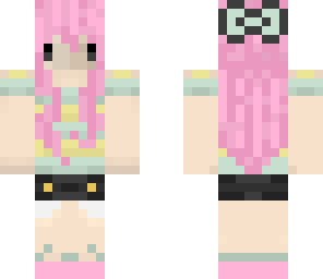 cute pink chibi girl