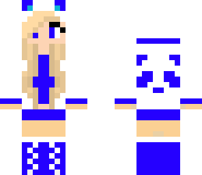 blue panda