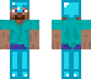 nearly full diamond armour guy
