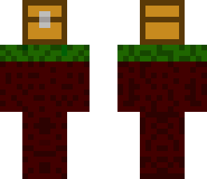 chest on dert and grass