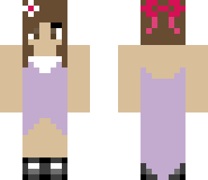 purple dress