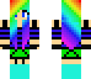 rainbow girl