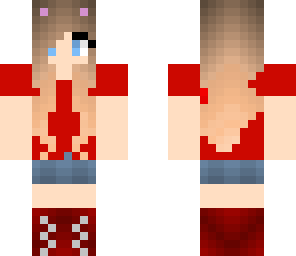 red cat girl