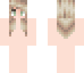 blonde girl skin base