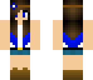 blue girl
