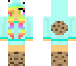 rainbow cookiemonster girl