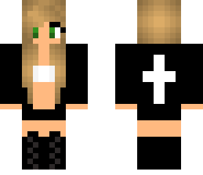 cute blonde goth