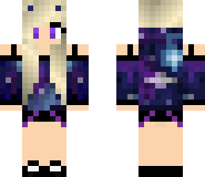 galaxy cat cool girl