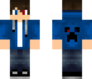 blue and red