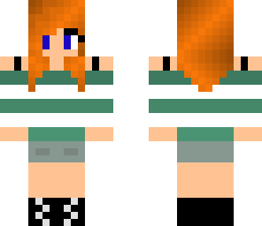 girl with shirt and hair