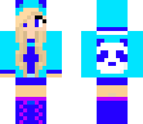 blue panda thing