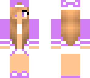 purple high school girl