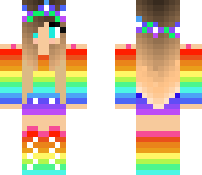 cute rainbow girl