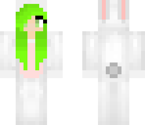 green bunny suit