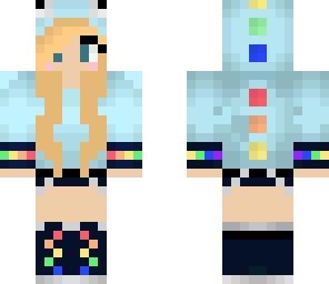 rainbow dino girl