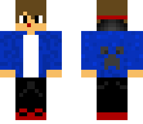 blue headphones boy