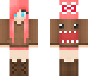my domo hoodie off edit with bow 