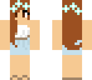 blue prom girl