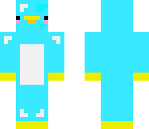 cute blue duck
