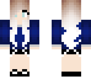 cute blue-white girl