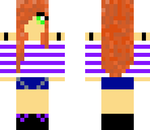 cute purple girl newer version