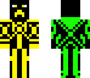 neon yellow and green creeper