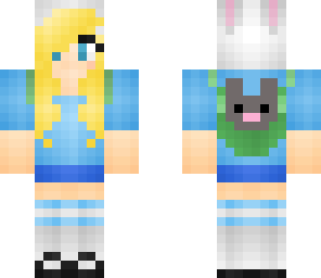 mittymoxx with normal minecraft eyes