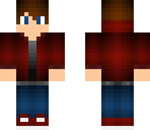red hoodie boy