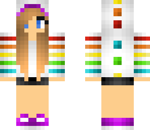 rainbow dino girl