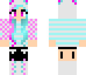 blue pink girl edited