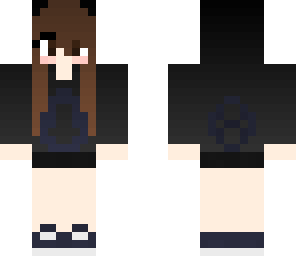 shy girl with hoodie