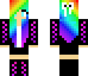 rainbow girl edit