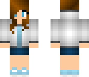 white hoodie girl