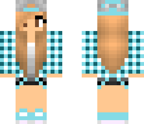 blue skater girl